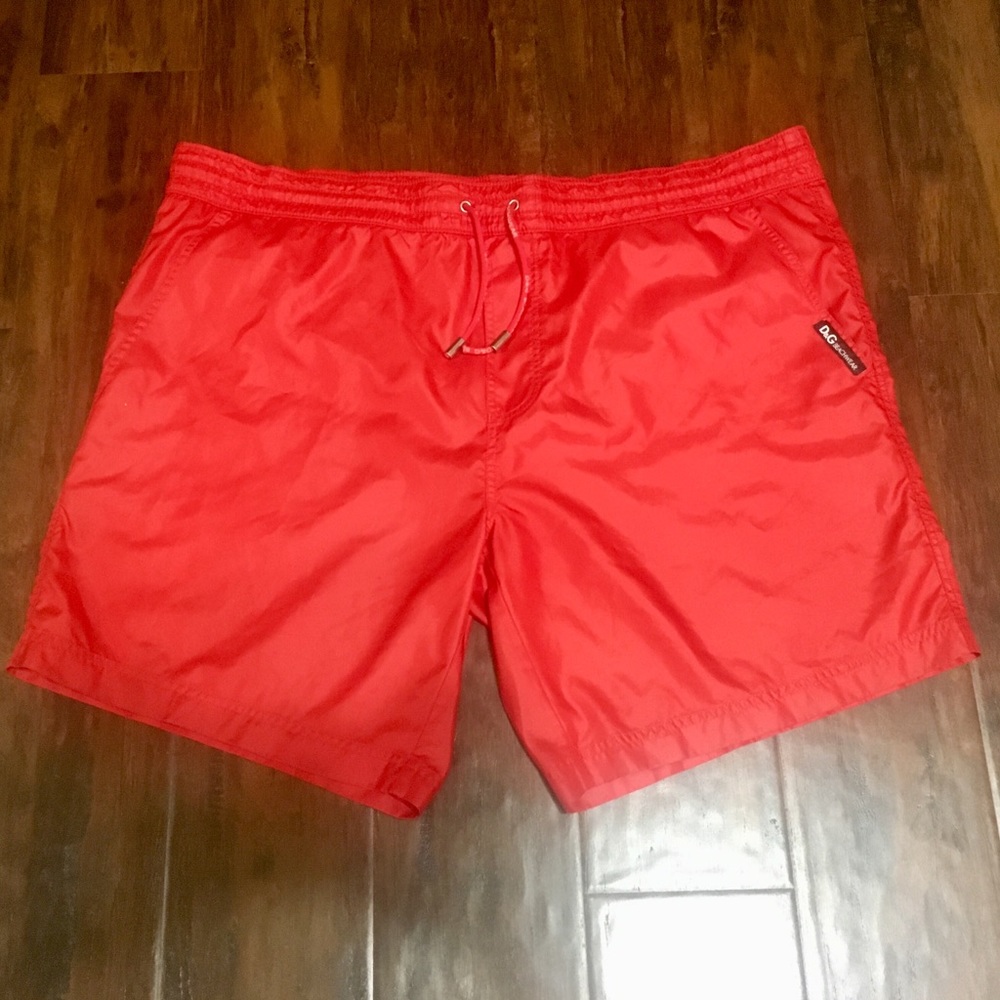🔥Dolce & Gabbana🔥Men's Red Swim Trunks - VINTAGE